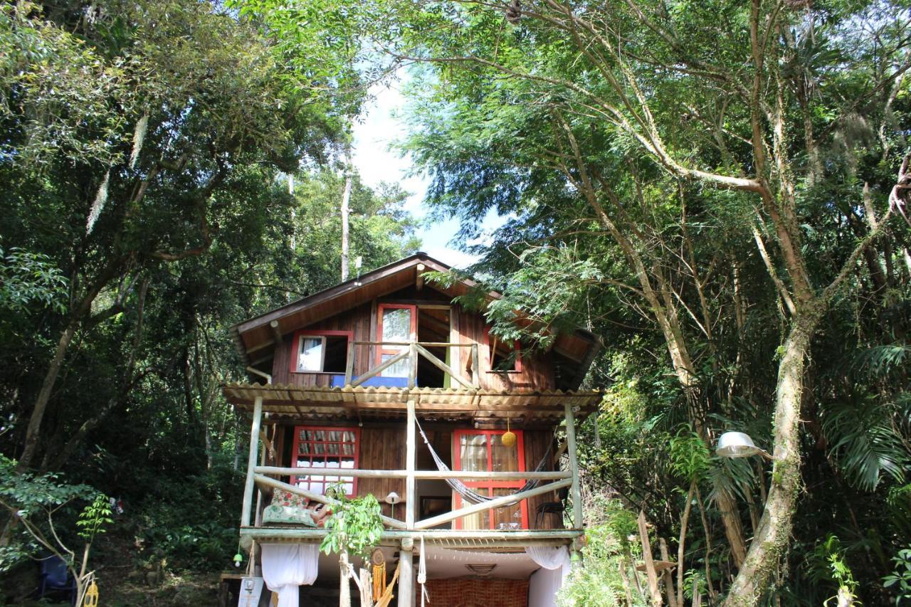 Cabana Mágica Praia é floresta, vale da Utopia, Pinheira Guarda do Embaú Exterior foto